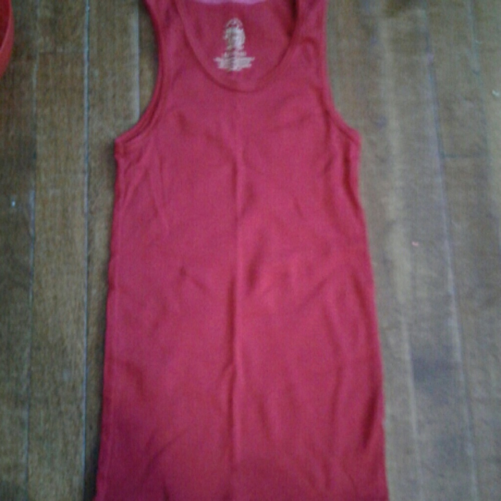 Red tank top